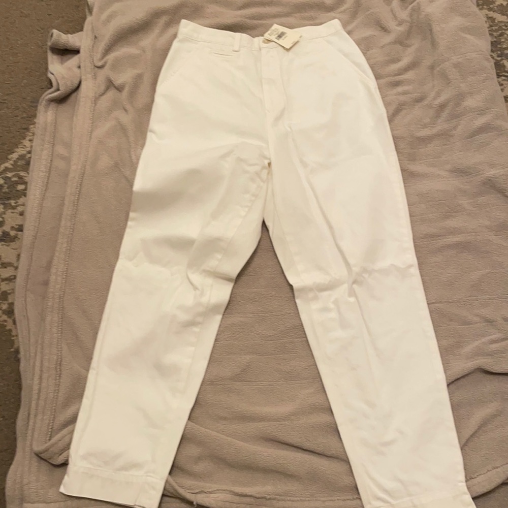 White Banana Republic Chino Pants Size 10